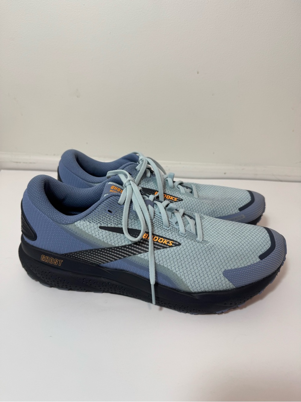 Brooks Ghost 16 Weatherized Men’s Running Shoes Blue Size 12 - Picture 2 of 13